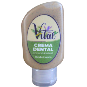 Crema dental natural artesanal de Hierbabuena de Vital.