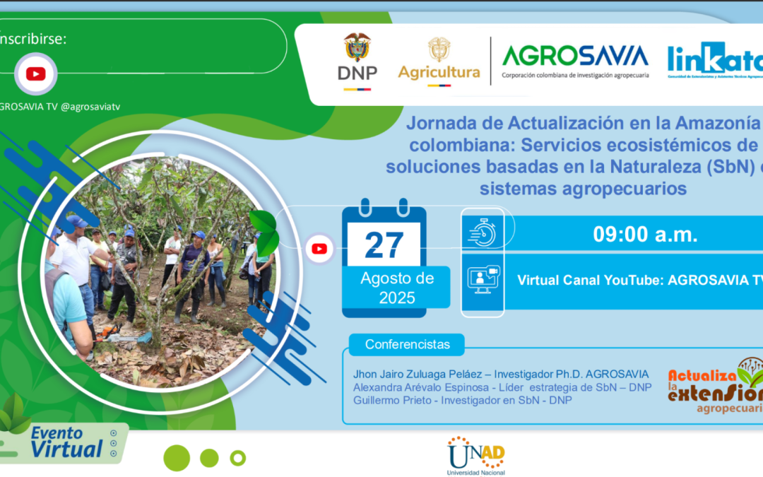 Evento virtual: Servicios ecosistémicos de cacao en sistemas