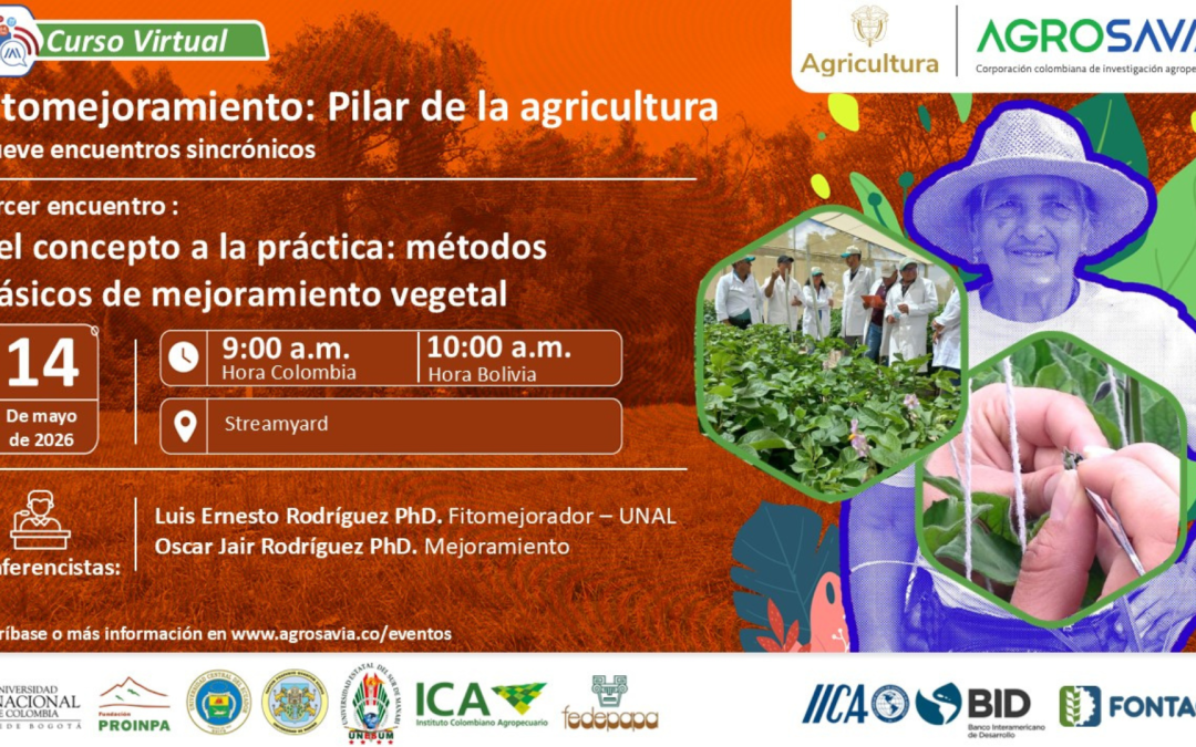 Curso virtual abordará técnicas de mejoramiento vegetal aplicadas al campo