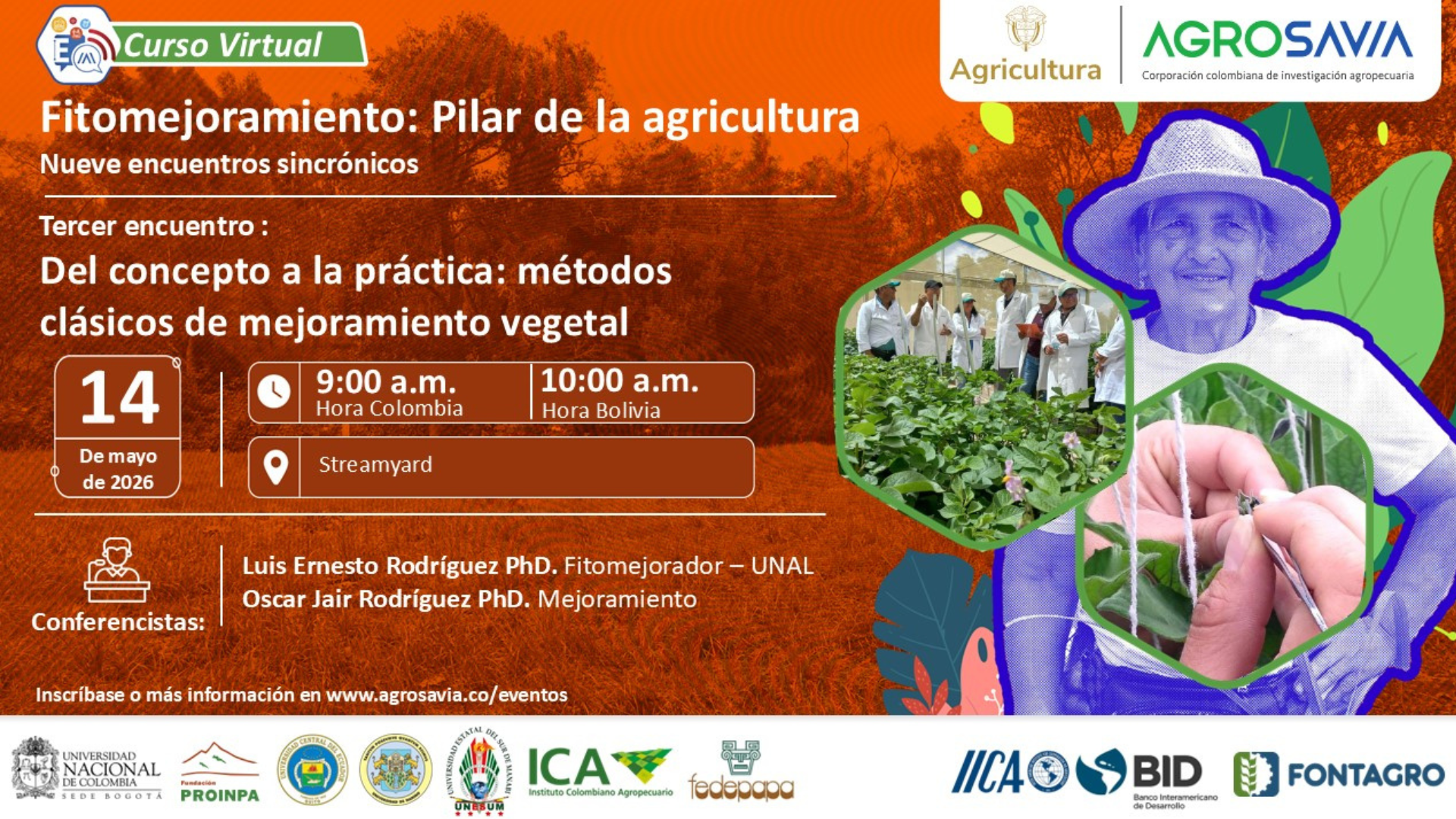 Agrosavia curso vegetal