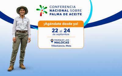 Cenipalma invita al sector palmero a participar en la Conferencia Nacional sobre Palma de Aceite 2026